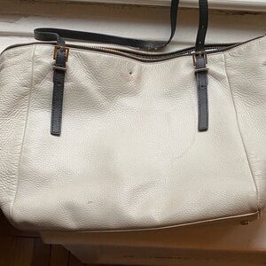 Elegant blush Leather Kate Spade Tote Bag